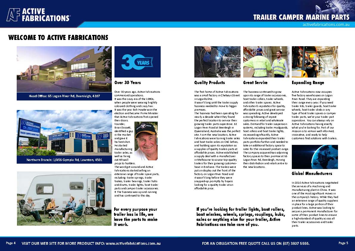Active Fabrications catalogue: company profile