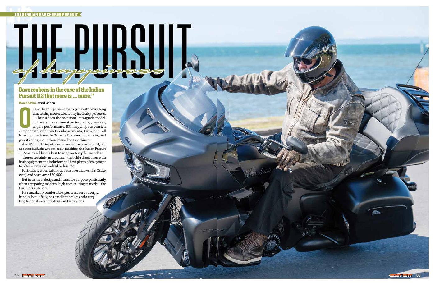 Opening spread of The pursuit of happiness by David Cohen
