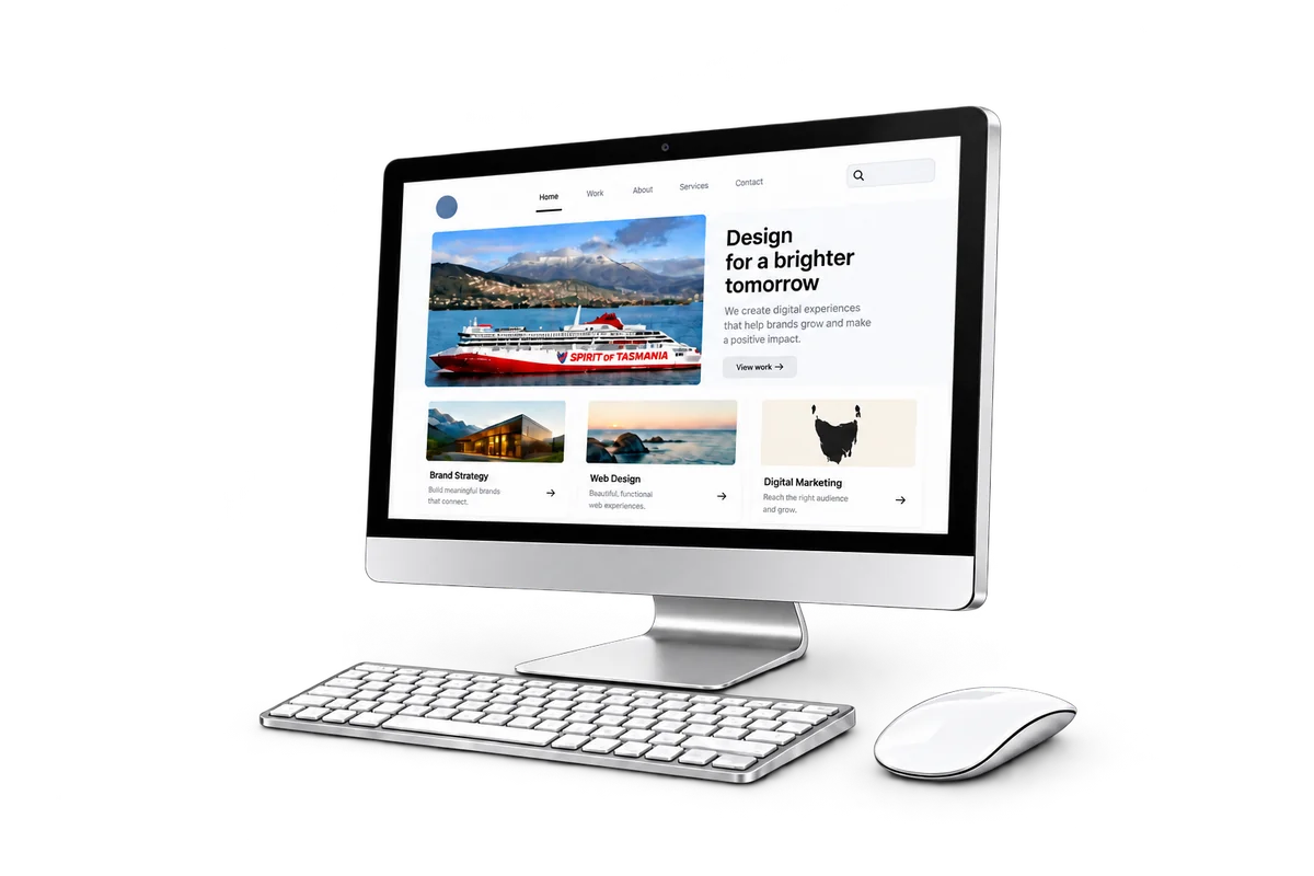 Online design with Tasmanian motifs